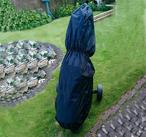 FINGER TEN Golf Bag Rain Hood Cover Pack, Black Rain Cape Umbrella for Golf Cart Bags, Fit Almost All Golfbags (Large Golf Rain Hood Cover)