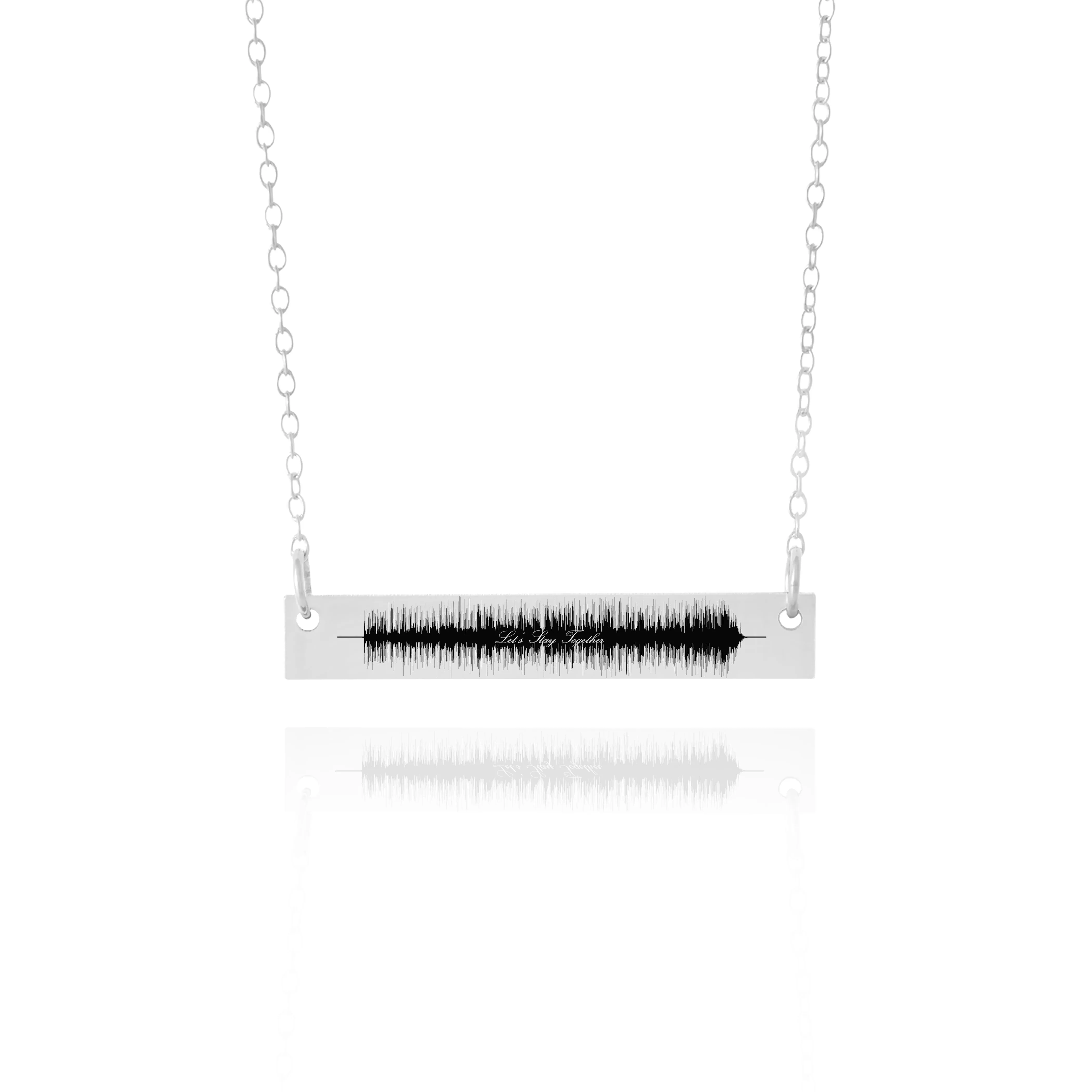 First Dance Song Soundwave Necklace
