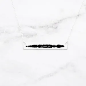 First Dance Song Soundwave Necklace