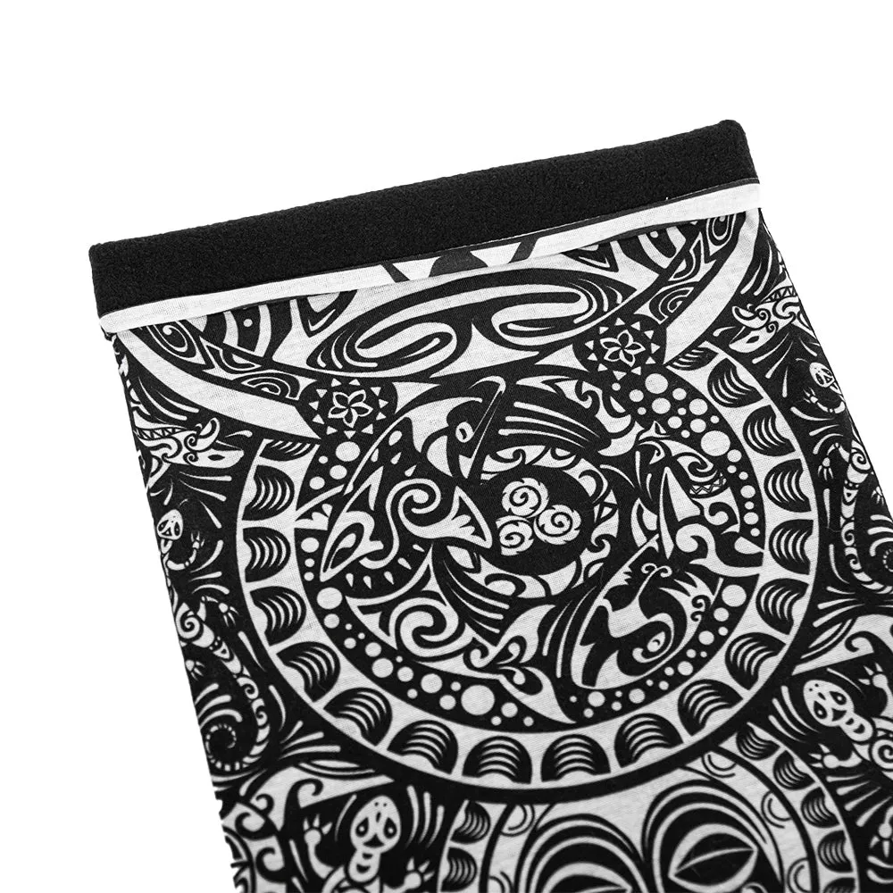 Fleece Face Shields®| Polynesian Tribal