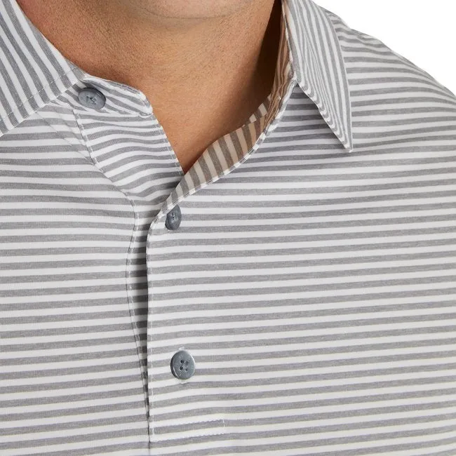 FootJoy Men's Lisle Feeder Stripe Self Collar