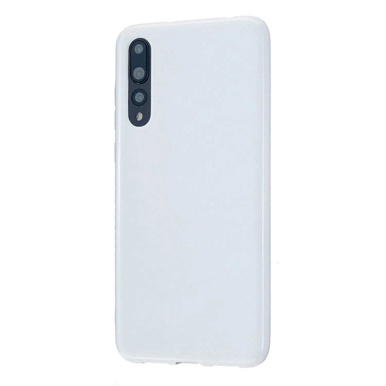 For HUAWEI P20/P20 Lite/P20 Pro Cellphone Case Simple Profile Soft TPU Phone Case Anti-Slip Smartphone Cover Rose red