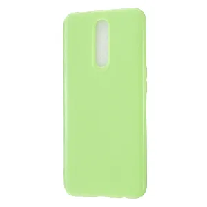 For OPPO F11/F11 Pro Cellphone Cover Glossy TPU Simple Profile Bumper Protective Mobile Phone Case Fluorescent green