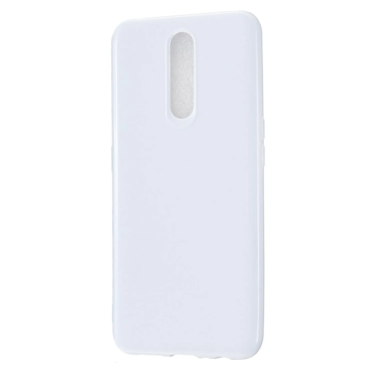 For OPPO F11/F11 Pro Cellphone Cover Glossy TPU Simple Profile Bumper Protective Mobile Phone Case Sakura pink