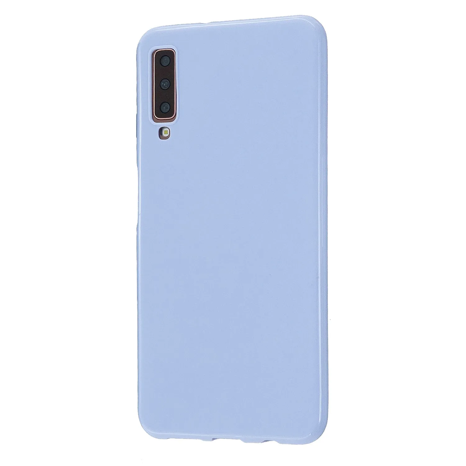 For Samsung A7 2018/A920 Smartphone Case Soft TPU Precise Cutouts Anti-slip Overal Protection Cellphone Cover  Bright black
