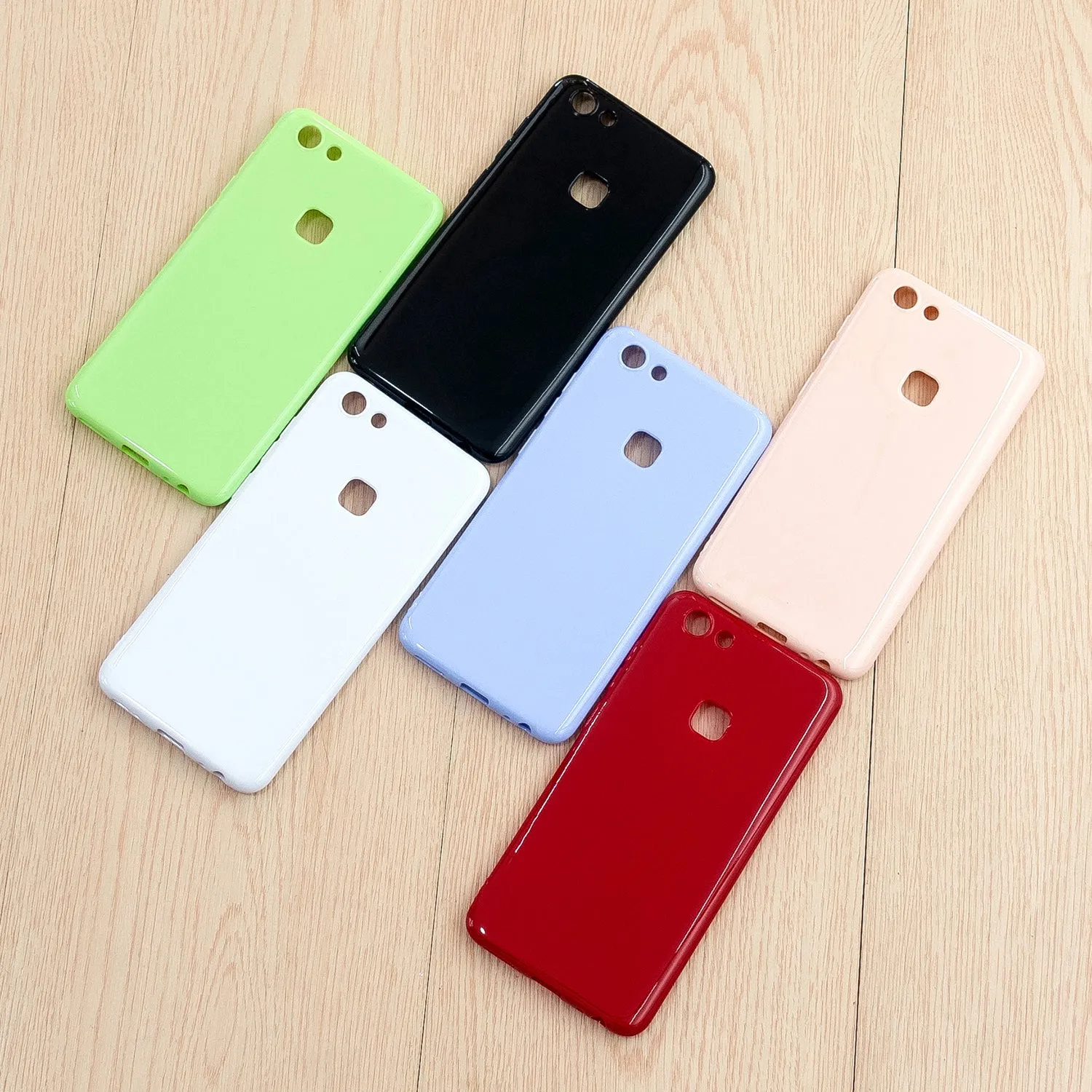 For VIVO Y83/Y85 Cellphone Cover Phone Screen Protector Soft TPU Phone Case Full Body Protection Shell Taro purple