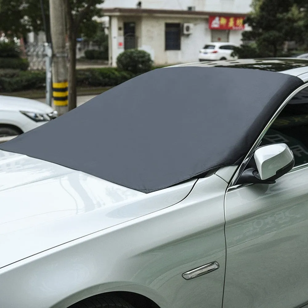 Full Coverage Magnetic Winter Windshield Snow Protector Cover