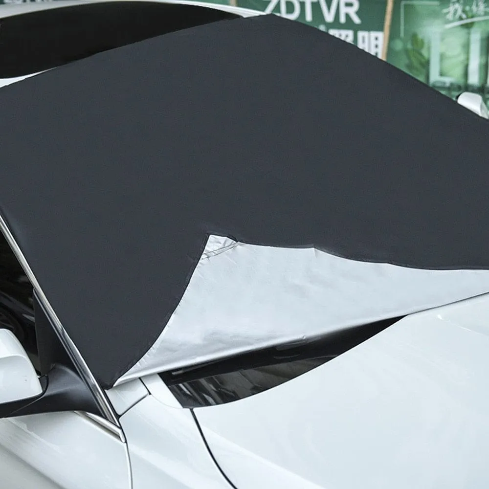 Full Coverage Magnetic Winter Windshield Snow Protector Cover