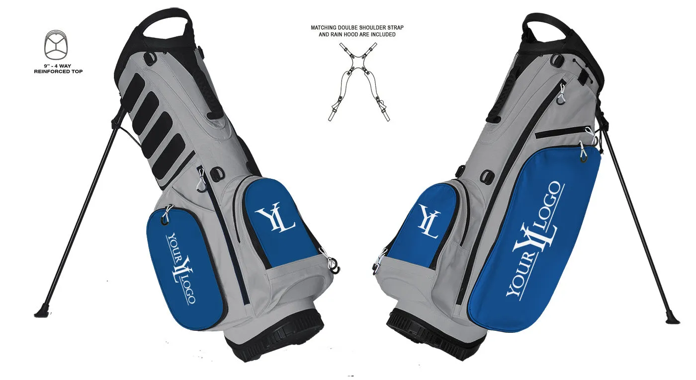 Fully Custom Golf Bag Silver Gray