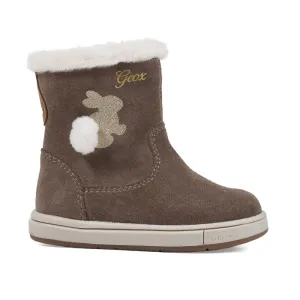 Geox B Trottola Smoke Grey Ankle Boots