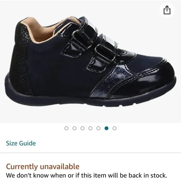 𝅺geox navy sparkle booties