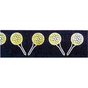 Gold Golf Tees Ribbon