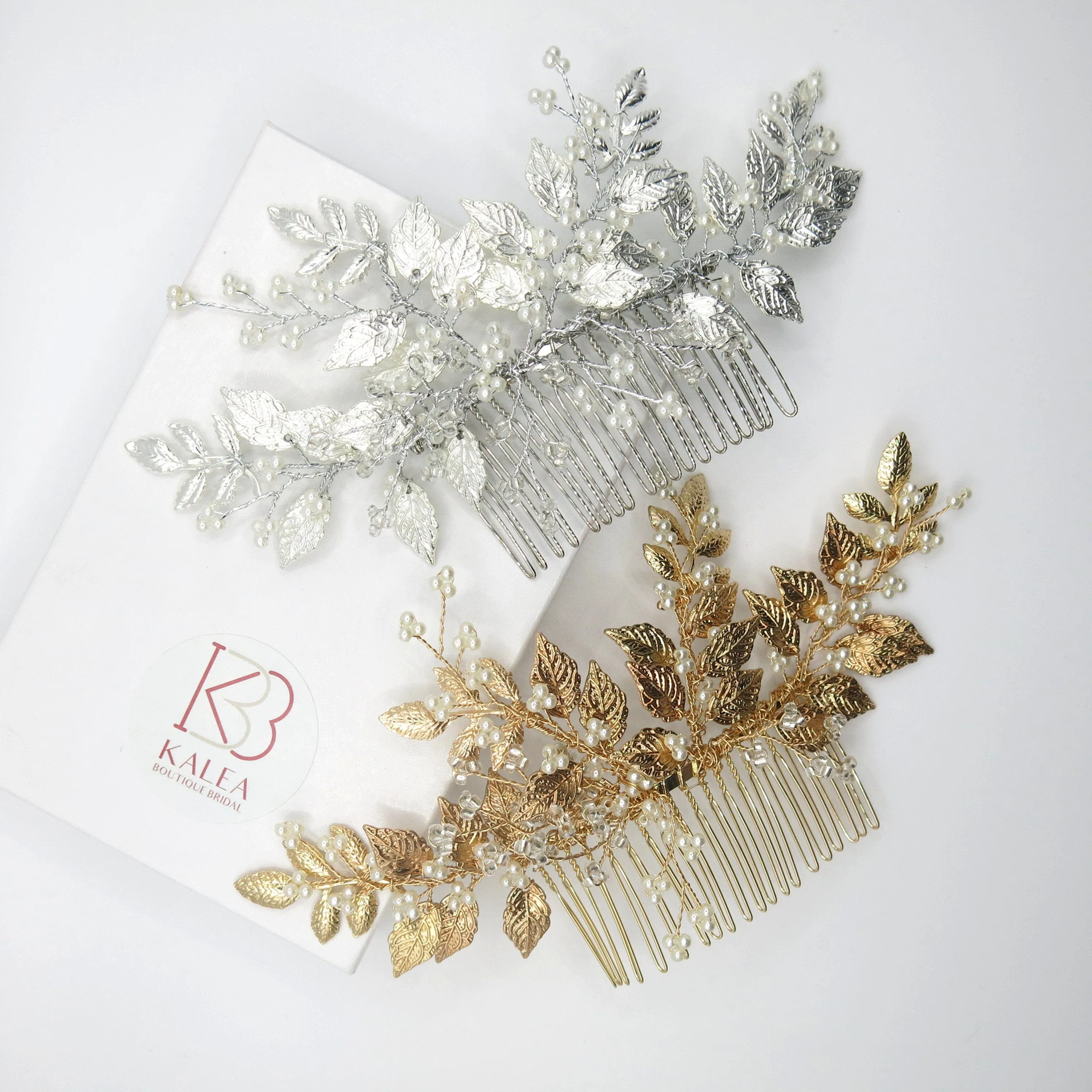 Gold Leaf Large Bridal Hair Comb, Wedding Decorative Hair Comb, Gold Branch Wedding Hairpiece