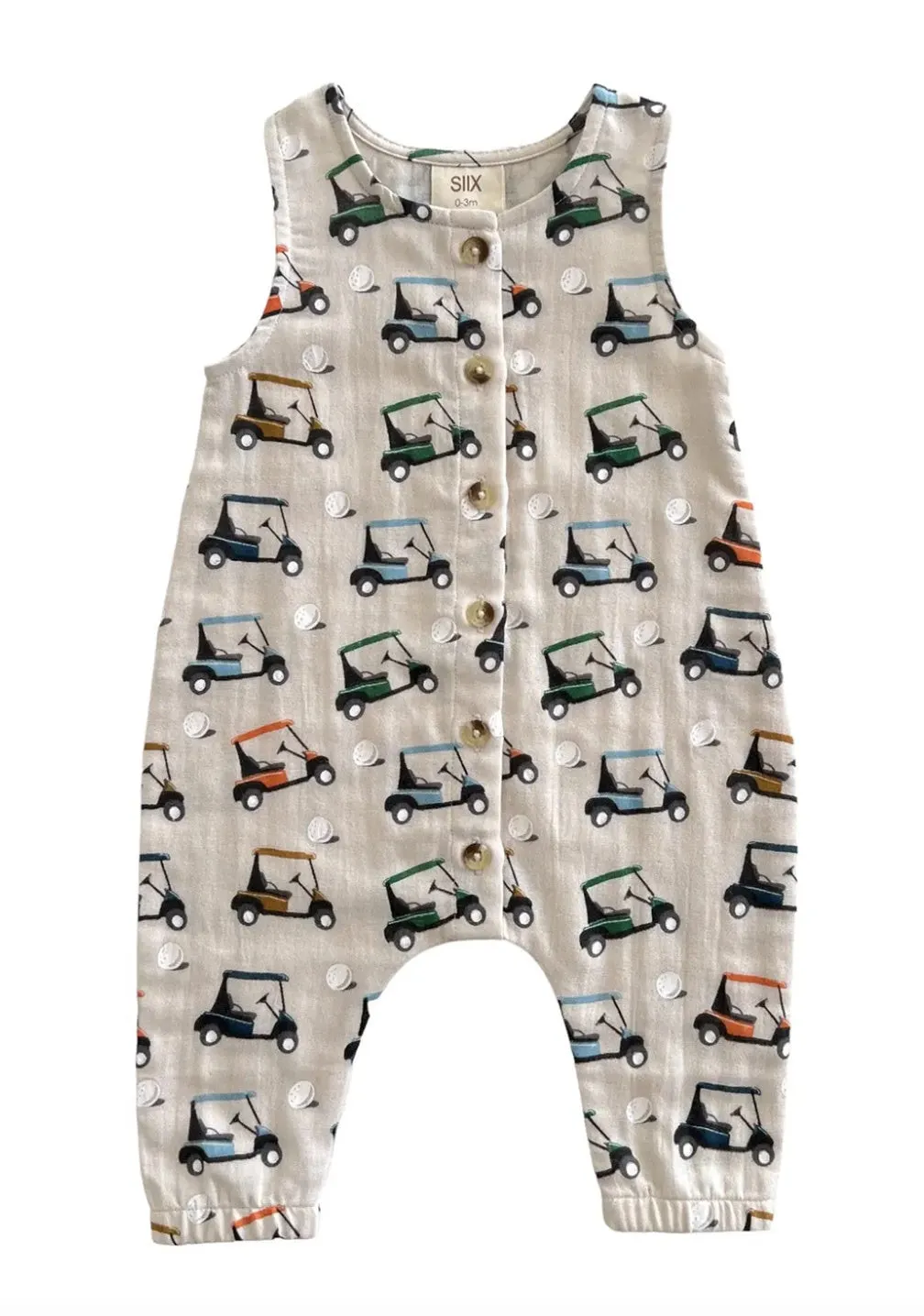 Golf Cart  Organic Jumpsuit