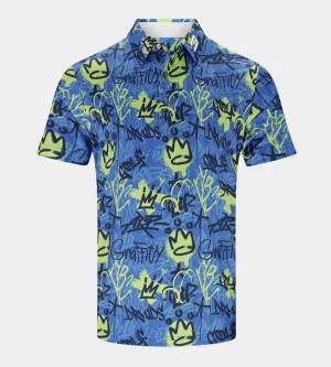 GRAFFITI POLO - BLUE