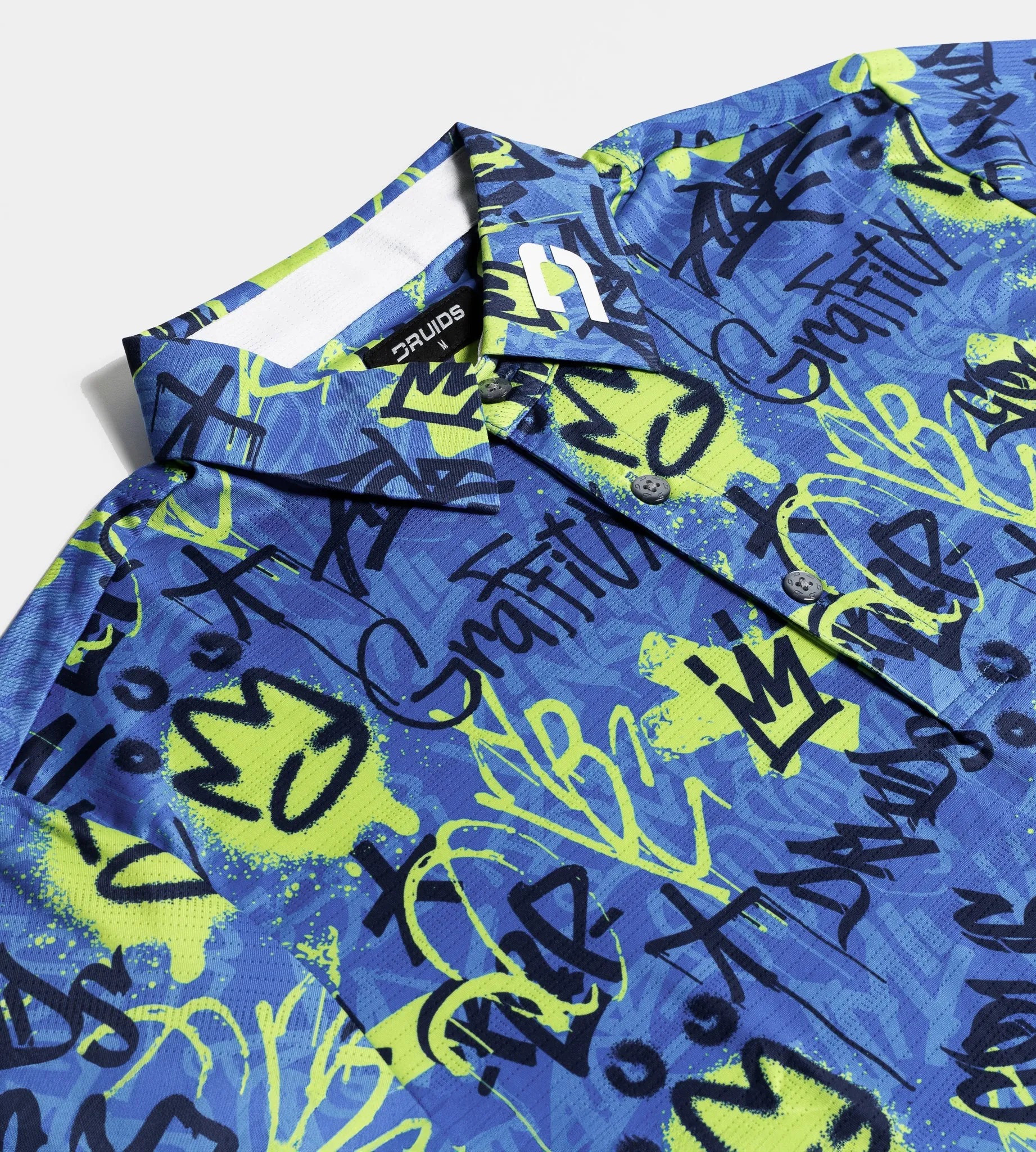 GRAFFITI POLO - BLUE