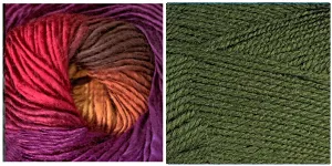 GRASS GREEN   ORCHID - Embossed Natura Hat KIT