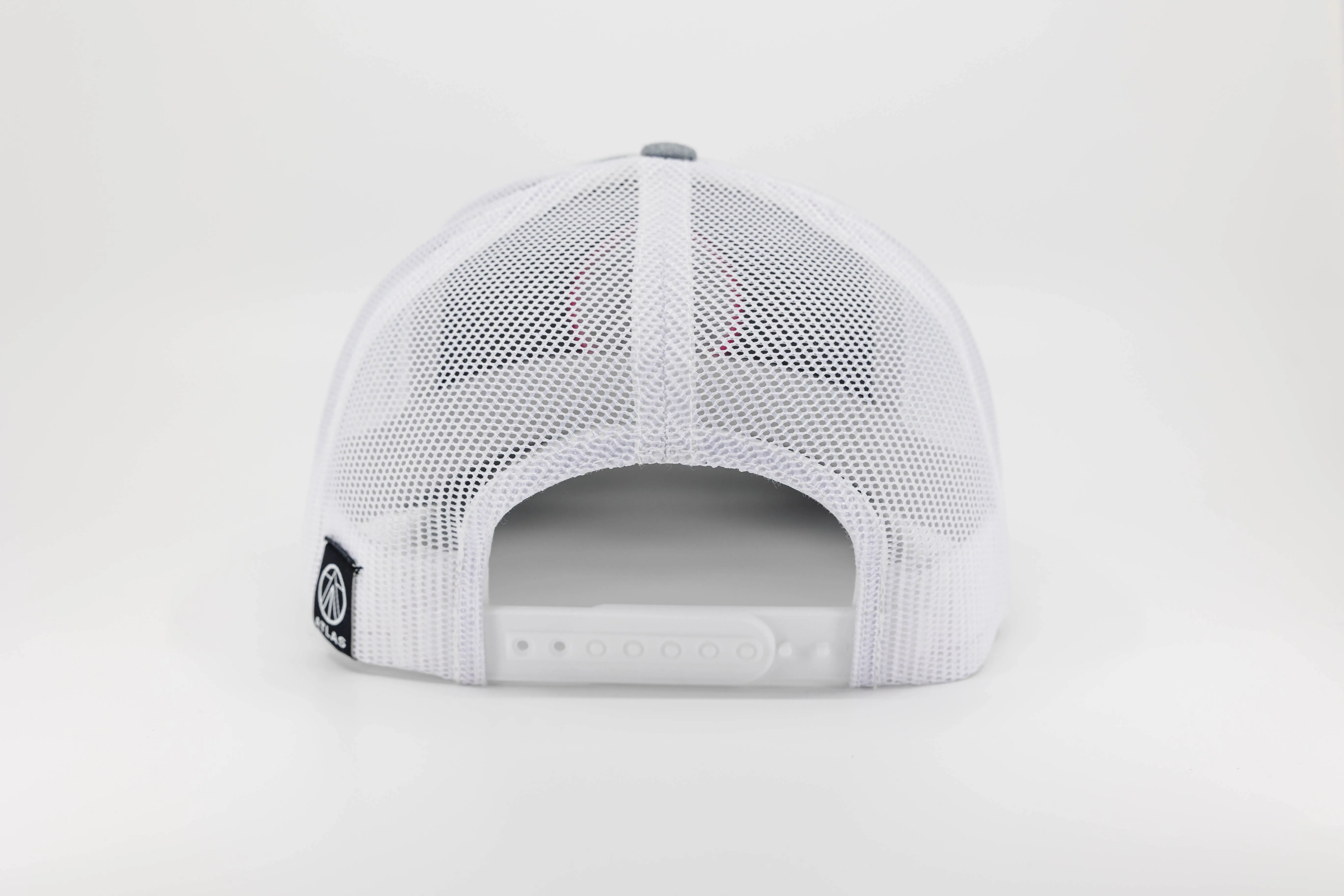 Grey/Pink Curved Trucker