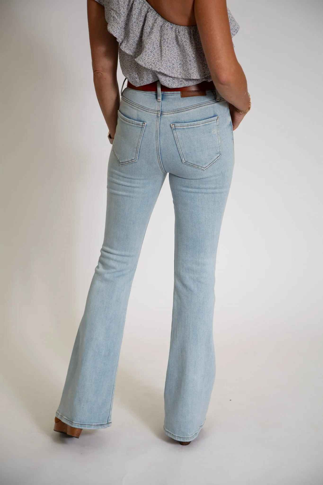 Happi High Rise Flare by Hidden Jean