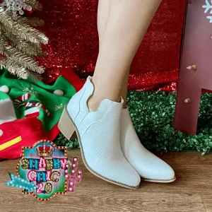 How the West was won White Booties