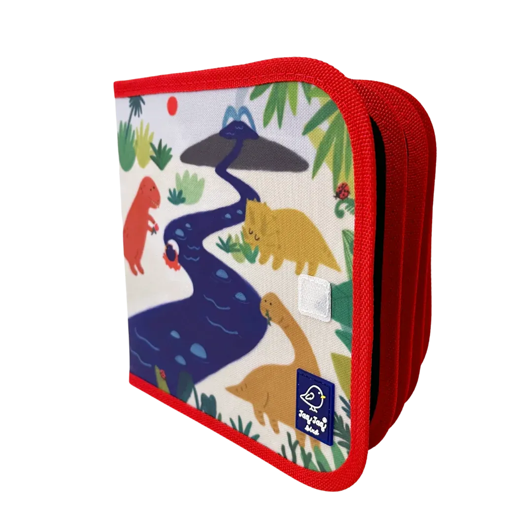 Jaq Jaq Bird - Erasable Book - Dinosaurs