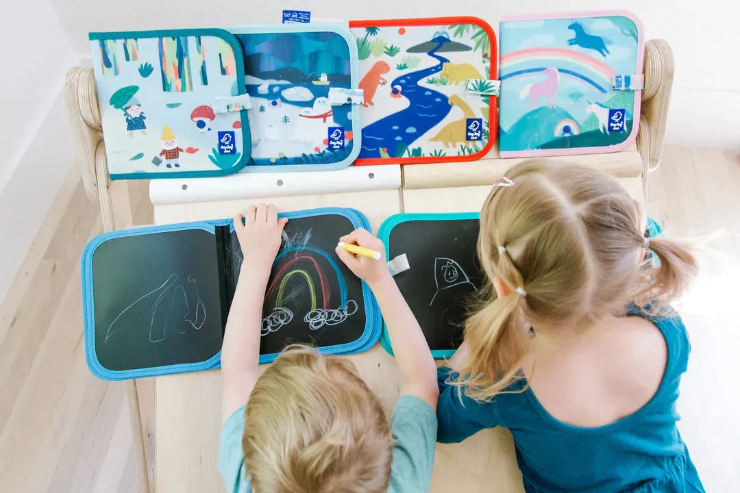 Jaq Jaq Bird - Erasable Book - Dinosaurs
