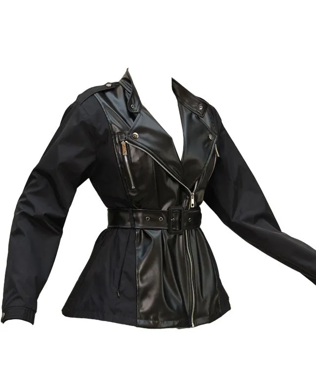 J.Jane Leather Rider Windbreaker
