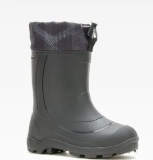 Kamik Snobuster 2 Winter Boot in Black/Charcoal: Toddler Size 8 to Youth Size 6