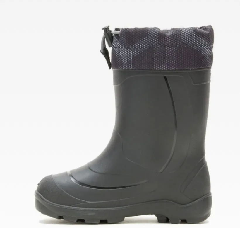 Kamik Snobuster 2 Winter Boot in Black/Charcoal: Toddler Size 8 to Youth Size 6