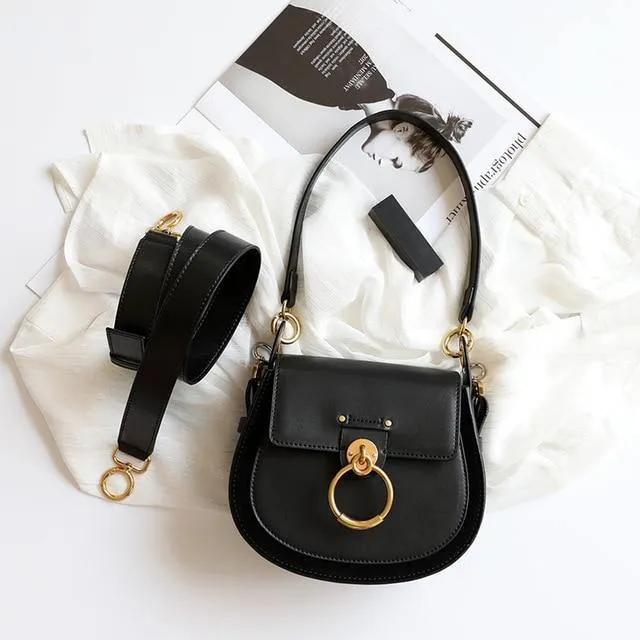 Katriane Leather Crossbody Bag