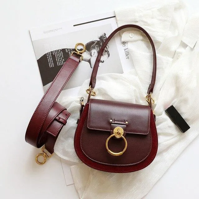 Katriane Leather Crossbody Bag