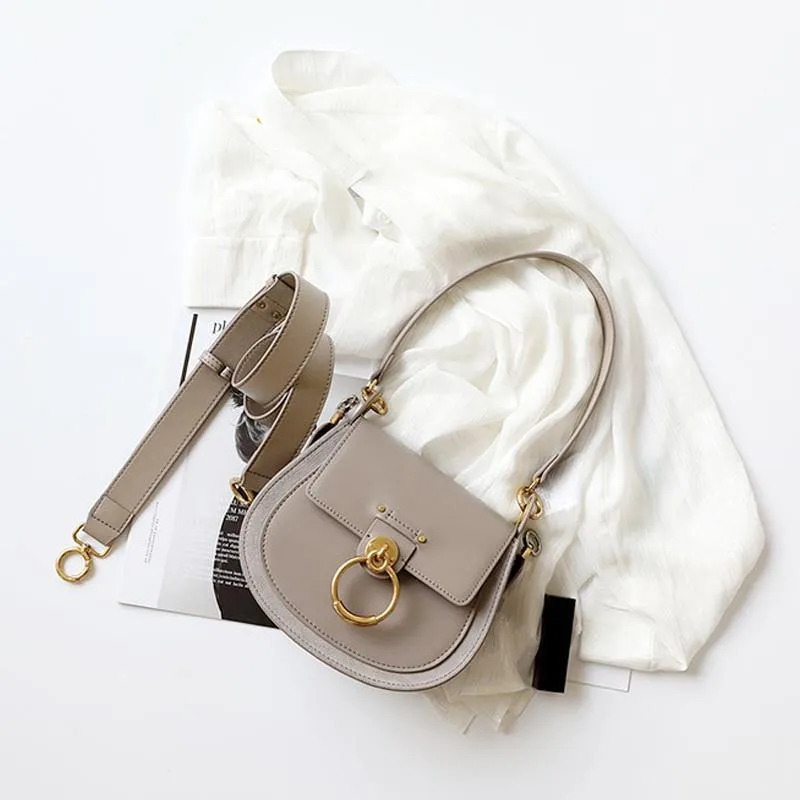 Katriane Leather Crossbody Bag