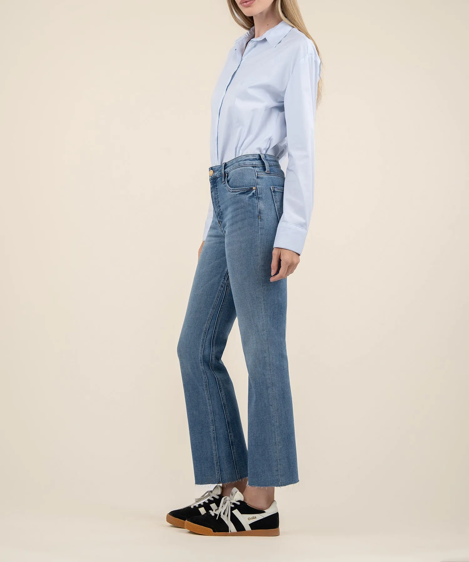 Kelsey High Rise Ankle Flare