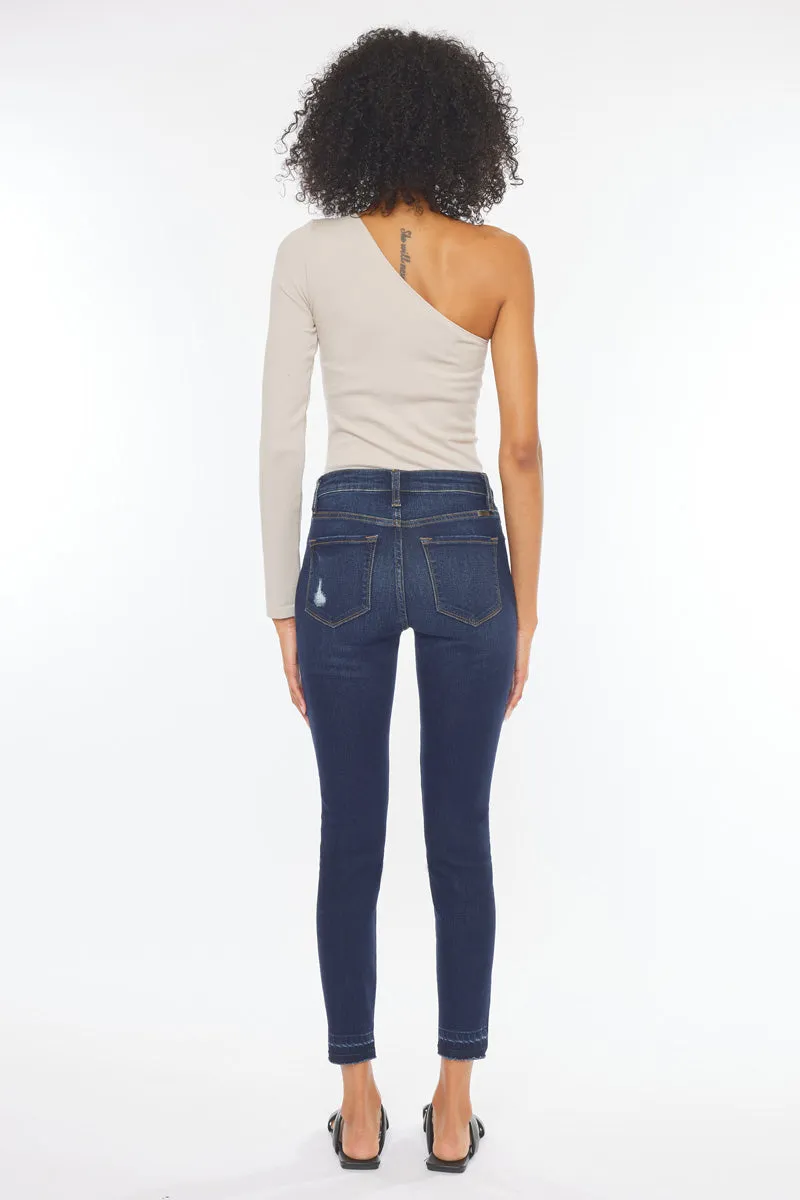 Kendra High Rise Ankle Skinny Jeans