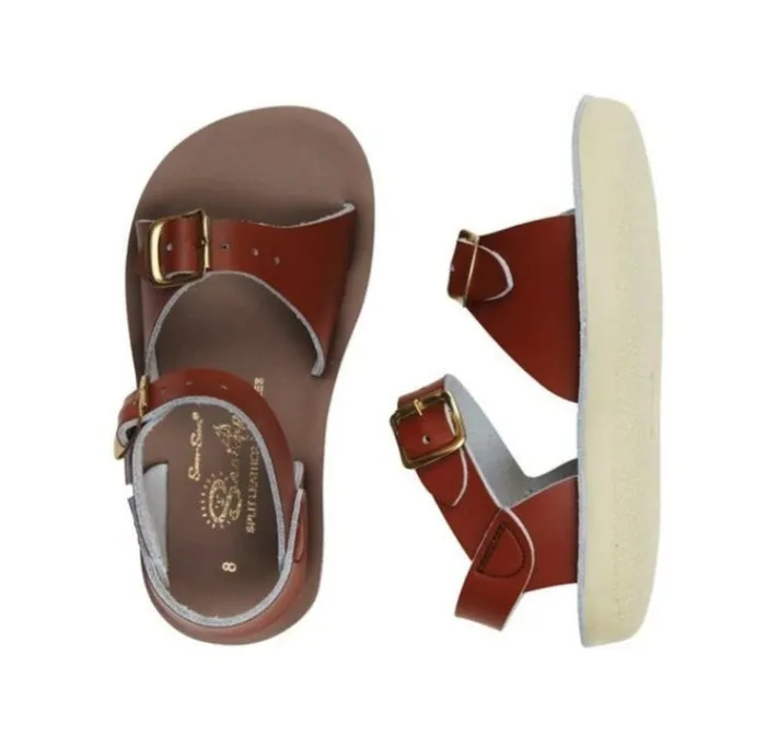 Kids Saltwater Sandals Surfer Style: 2 COLOUR Choices Sizes Toddler 5 to Y3