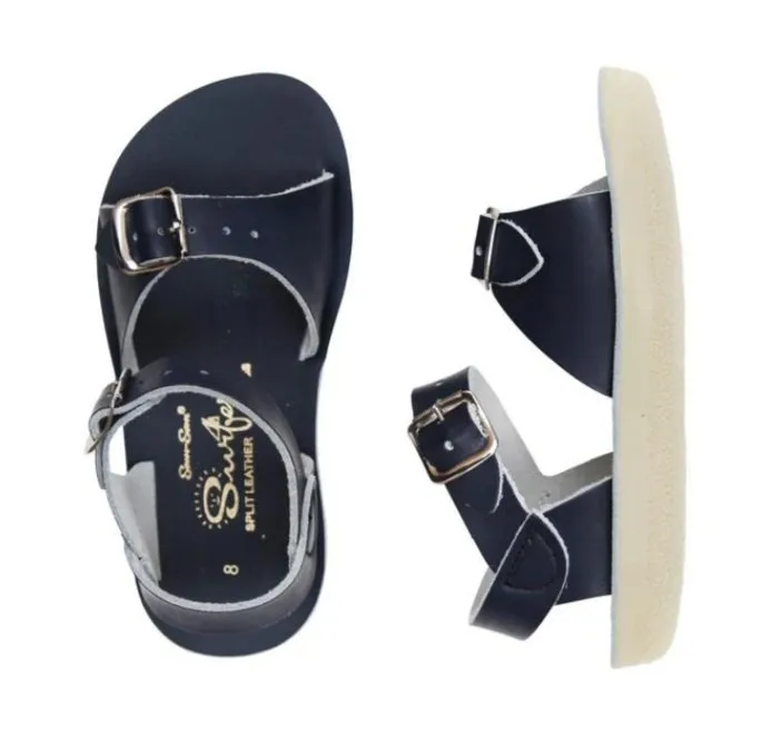Kids Saltwater Sandals Surfer Style: 2 COLOUR Choices Sizes Toddler 5 to Y3
