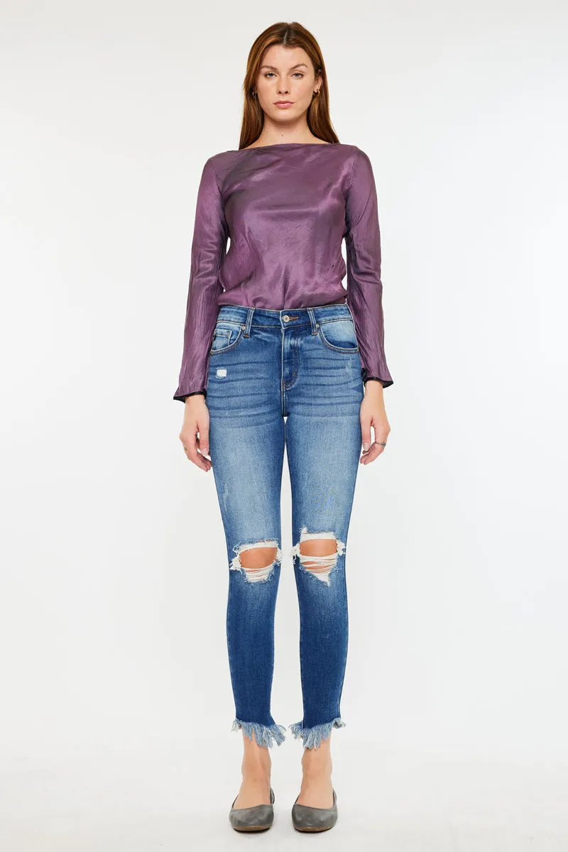 Kirstie High Rise Ankle Skinny Jeans
