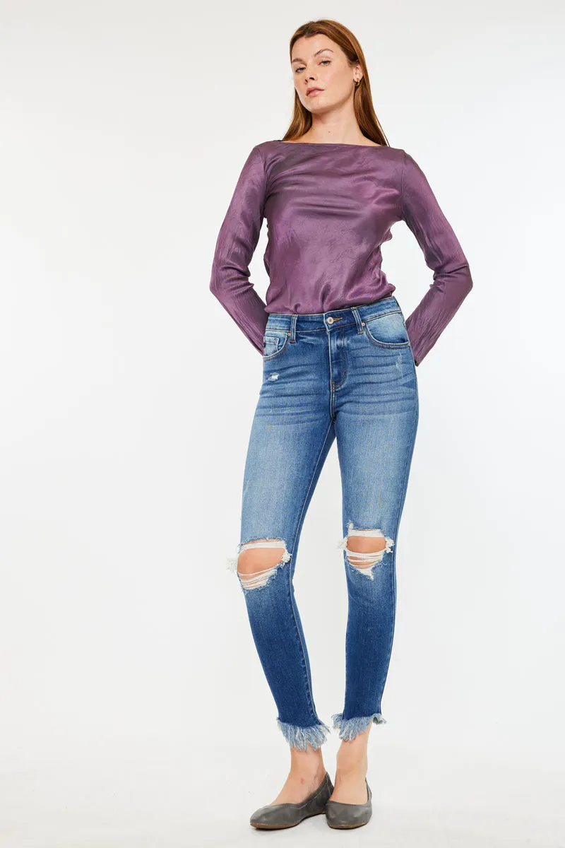 Kirstie High Rise Ankle Skinny Jeans