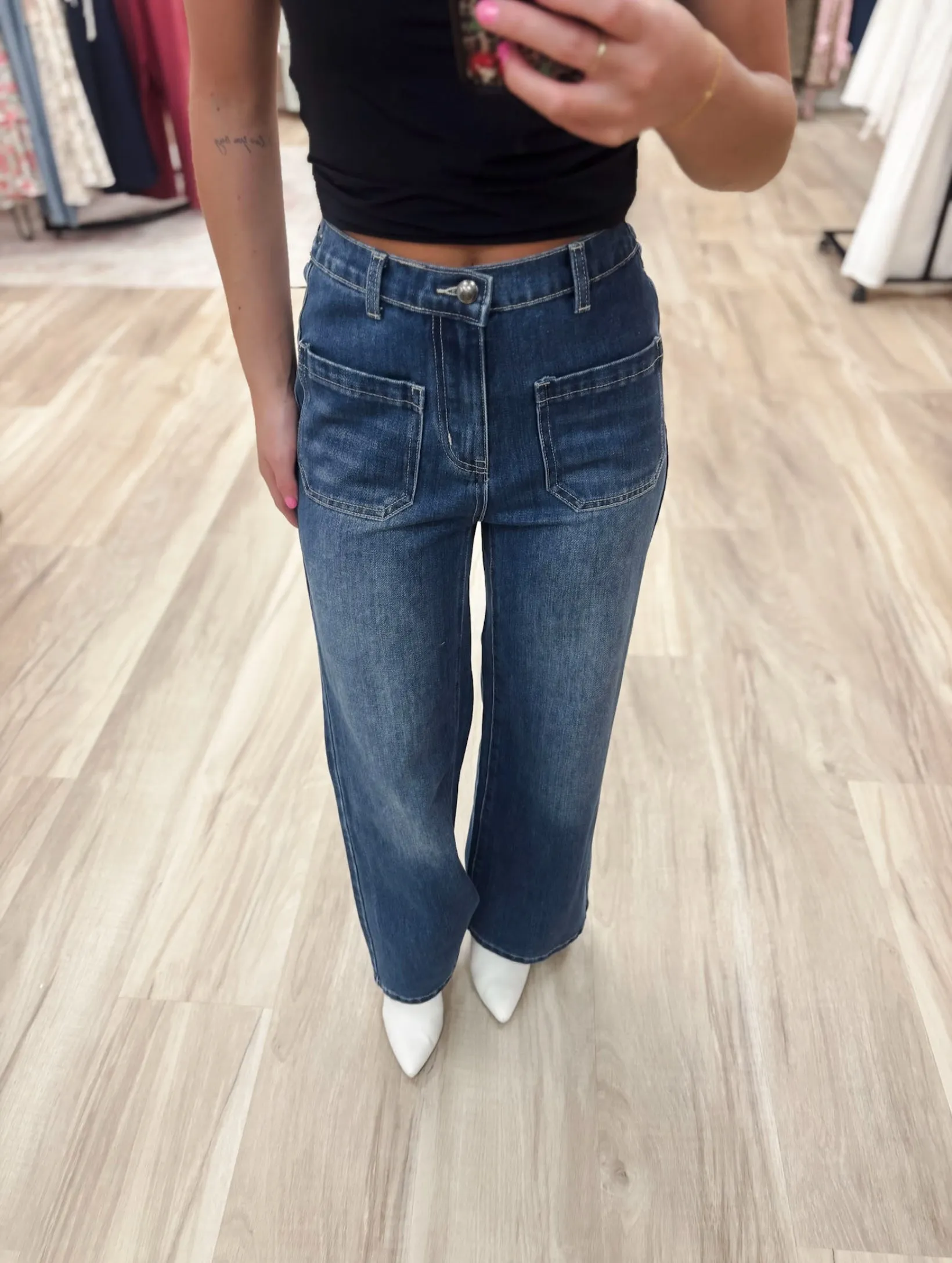 L Gina Flared Denim Jeans