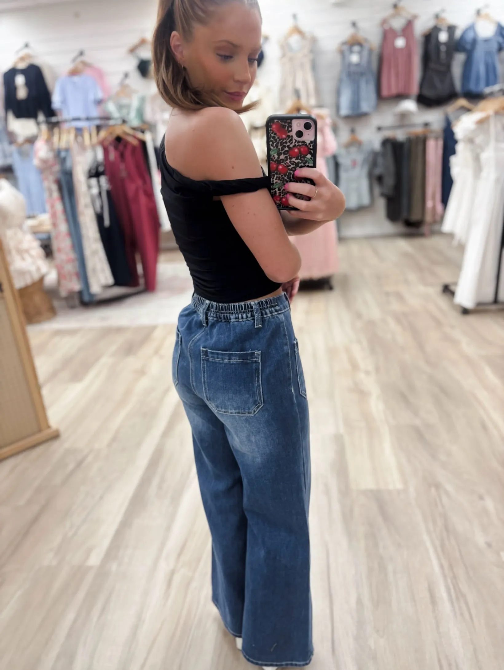 L Gina Flared Denim Jeans
