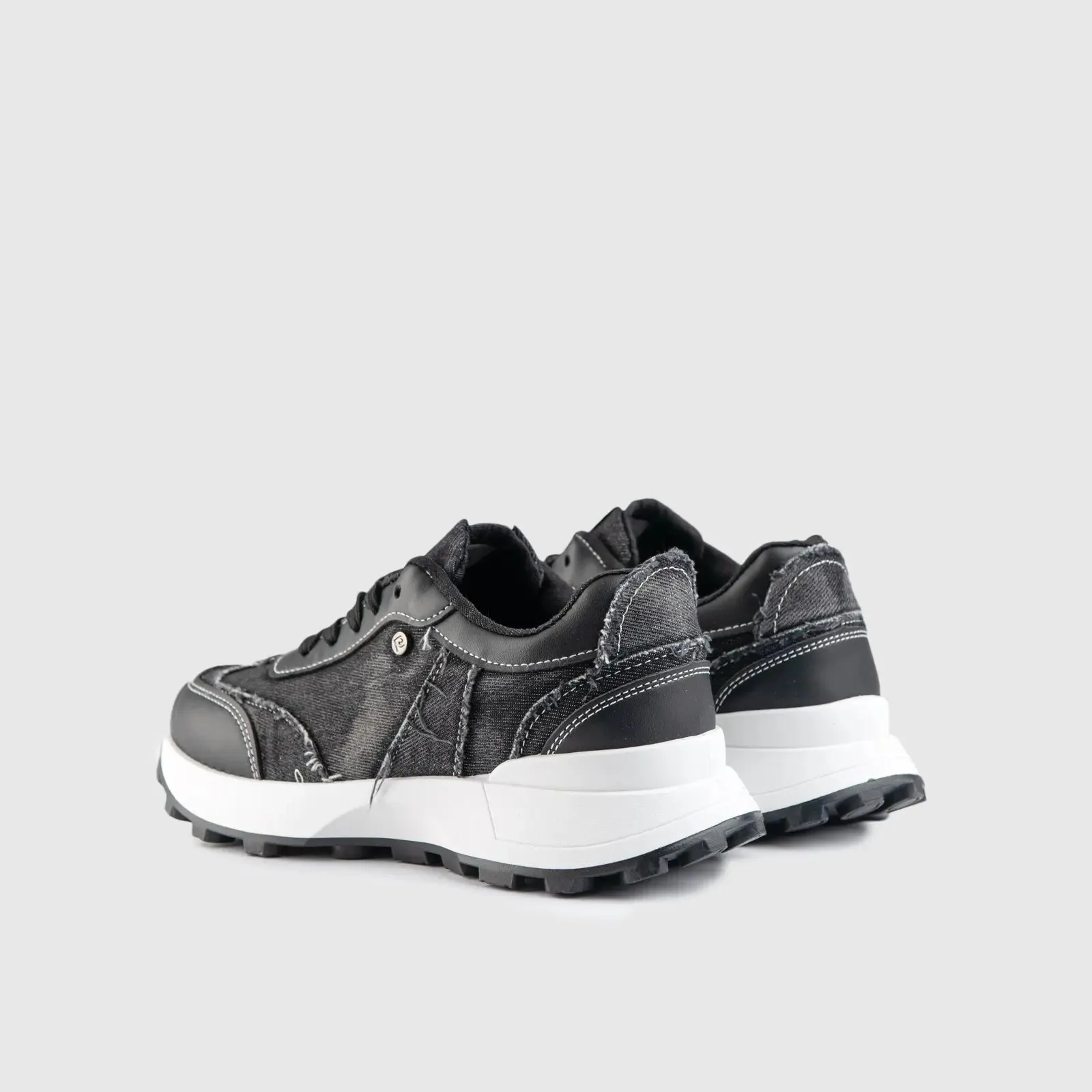 Ladies Sneaker Black Denim 10463