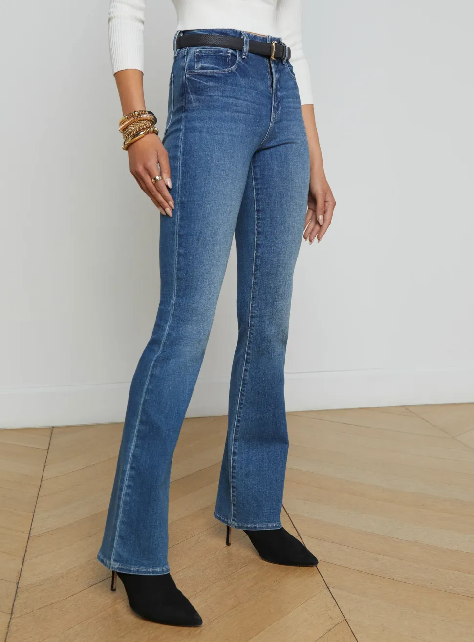 L'AGENCE SELMA HIGH RISE SLEEK BOOTCUT