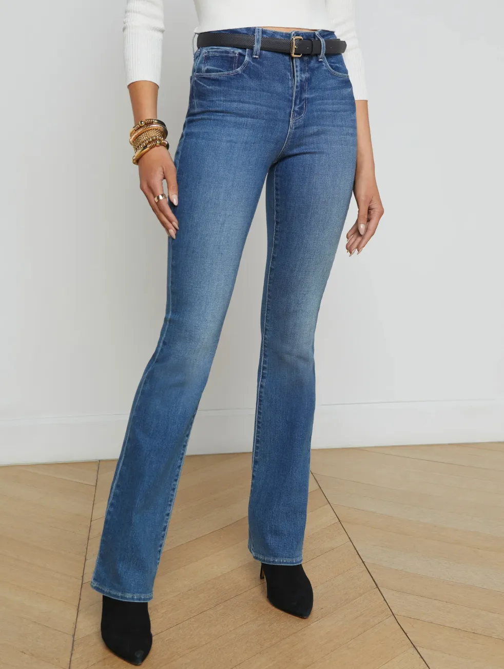 L'AGENCE SELMA HIGH RISE SLEEK BOOTCUT