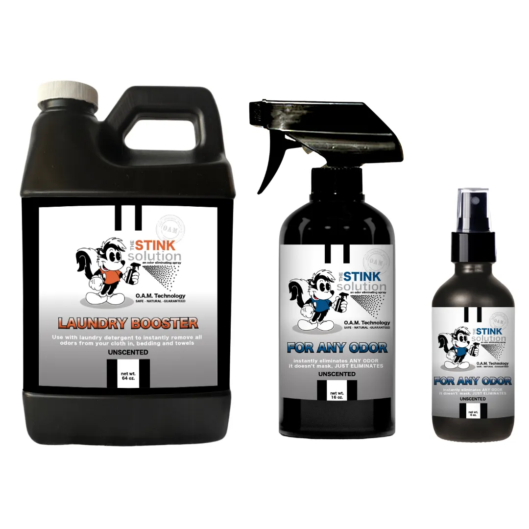 Laundry Booster, 16 oz Spray, and 4 oz Spray Bundle