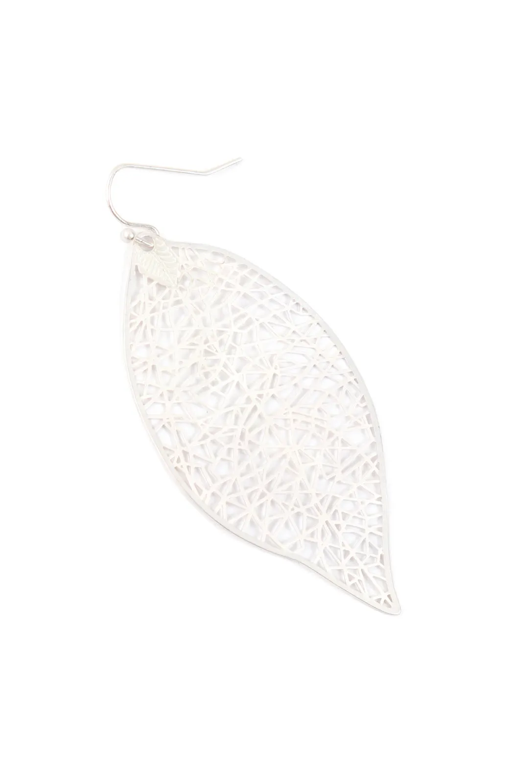 LEAF FILIGREE DANGLING EARRINGS