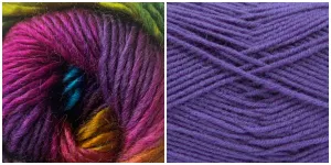 LIGHT LAVENDER   PRISM - Embossed Phoenix Vortex Shawl KIT