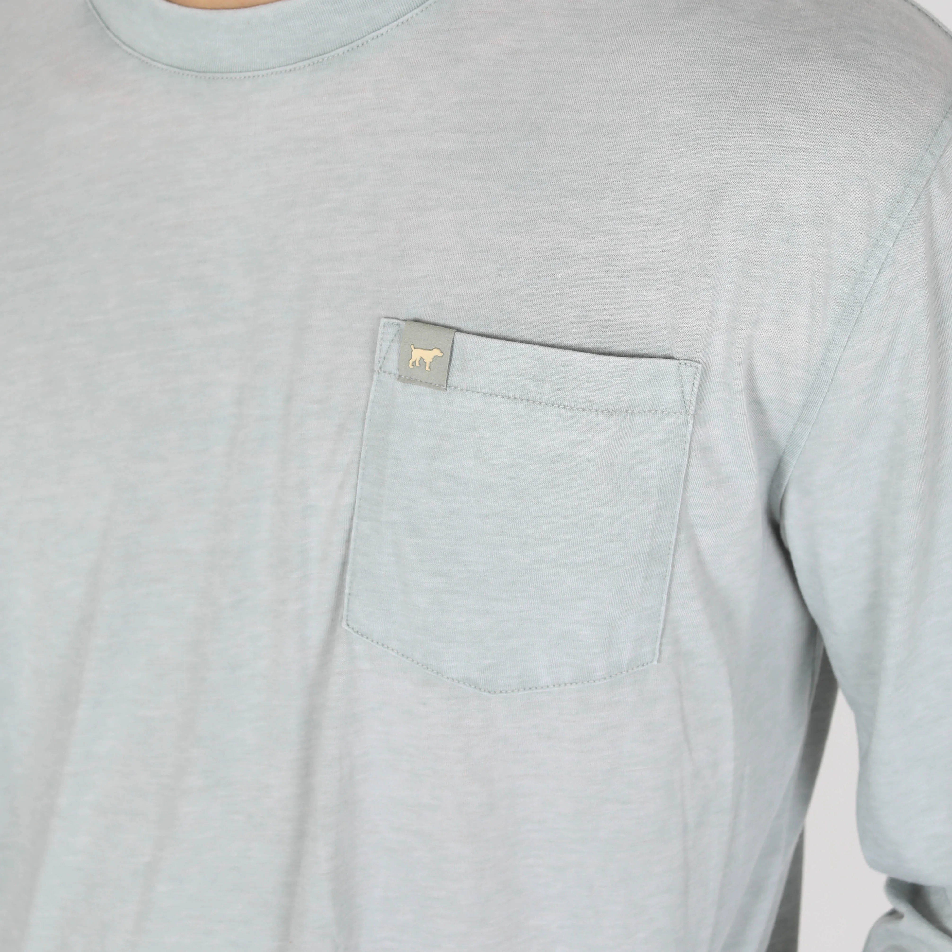 Limestone Fieldside Long Sleeve Crew FINAL SALE