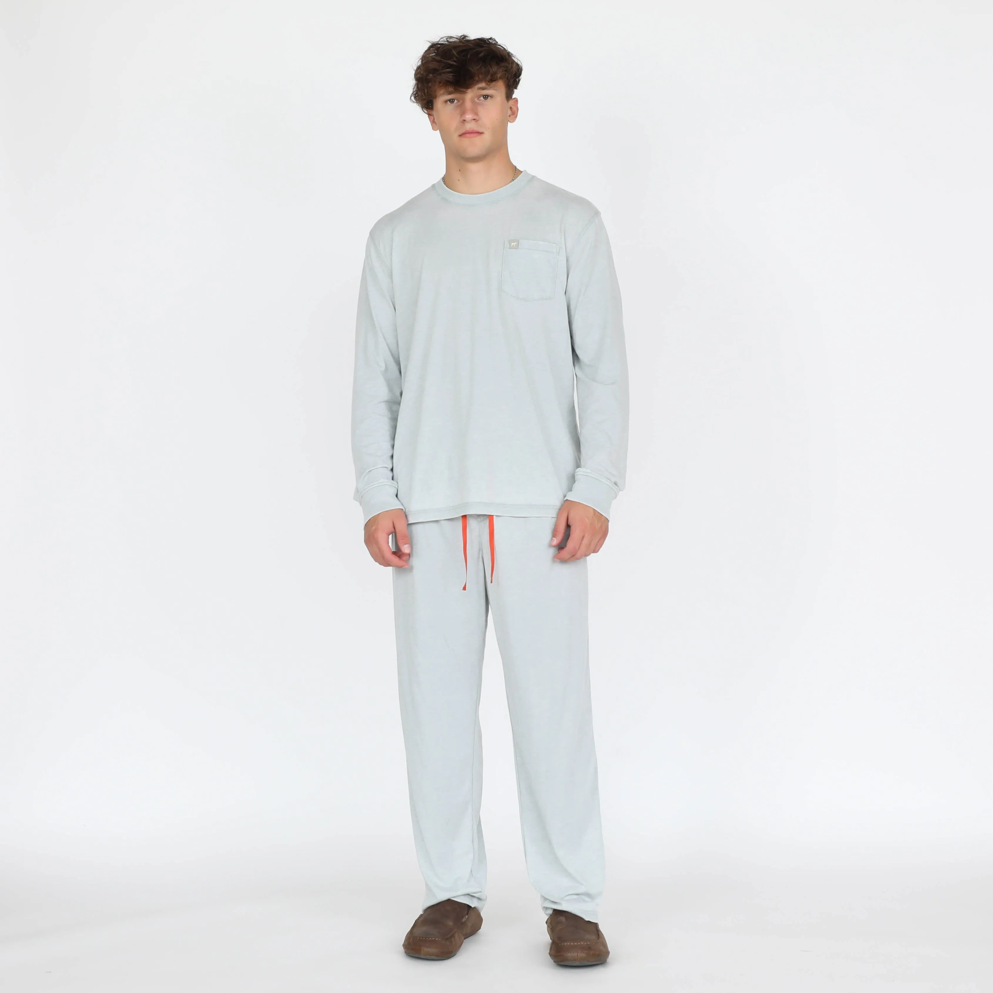 Limestone Fieldside Long Sleeve Crew FINAL SALE