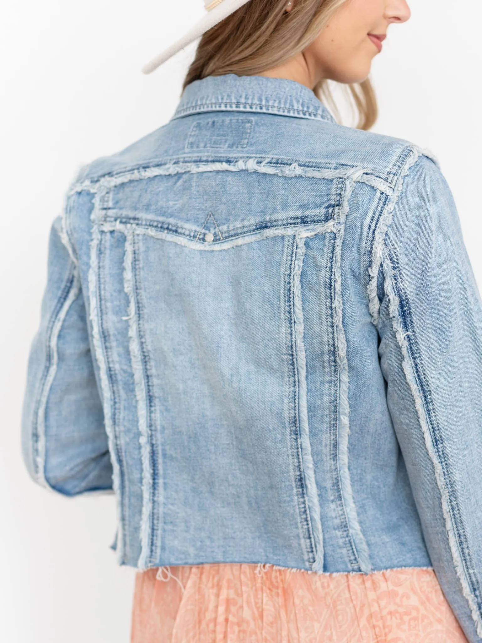 Liverpool Multi Fray Trucker Jacket