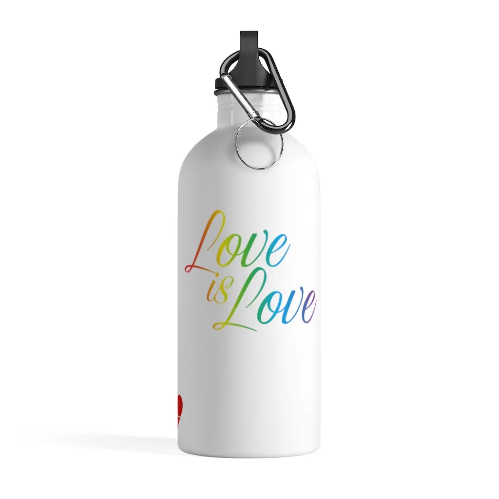 Love Stainless Steel Water Bottle
